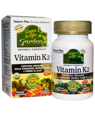 Vitamin K2 (60 Vegan Caps) - Nature's Plus
