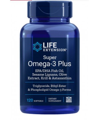 Super Omega met Krill & Astaxanthine (120 gelcapsules) - Life Extension