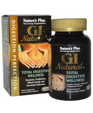 Digestion Perfection, GI Natural (90 Bi-Layered Tablets) - Nature's Plus