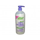 Natural Very Emollient Body Lotion Unscented Original (907 g) - Alba Botanica