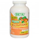 Multivitamine voor Vegetariers en Veganisten (90 Tabletten), zonder IJzer - Deva