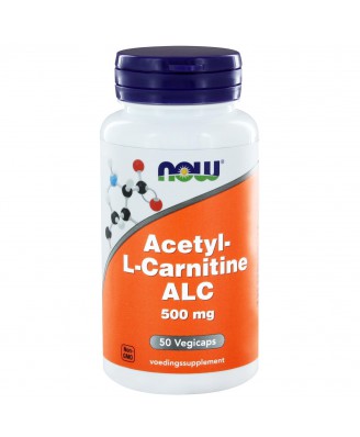 Acetyl-L-Carnitine 500 mg (50 vegicaps) - NOW Foods