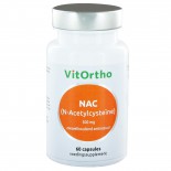 NAC (N-Acetylcysteïne) 500 mg (60 caps) - VitOrtho