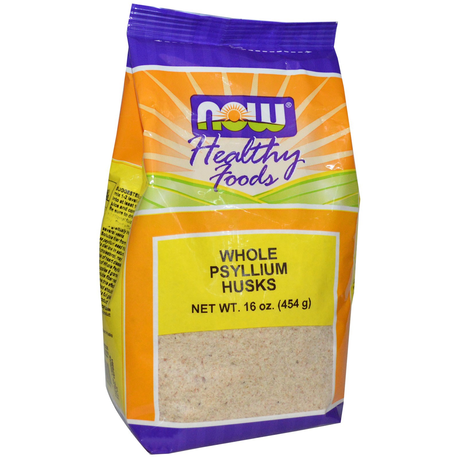 Koop Whole Psyllium Husks (454 gram) Now Foods