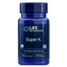 Super K met geadvanceerd vitamine K2 Complex (90 Softgels) - Life Extension