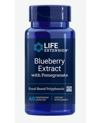 Bosbes Extract met granaatappel - 60 vegetarische capsules - Life Extension
