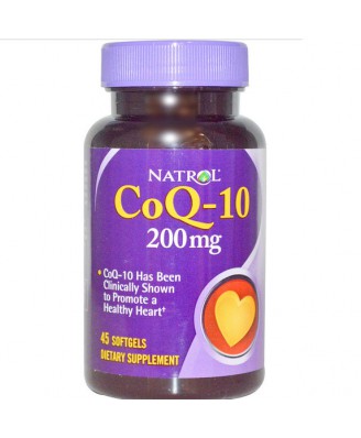 Co-Q10 200 mg (45 gelcapsules) - Natrol