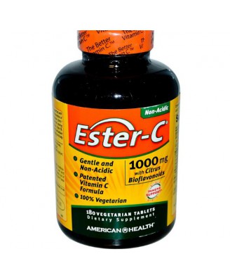 Ester-C Vitamine C met Citrus Bioflavonoiden (180 Veggie Tablets) - American Health