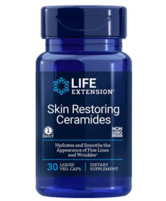 Huidherstellende Phytoceramiden met Lipowheat (30 vegetarische vloeibare Caps) - Life Extension
