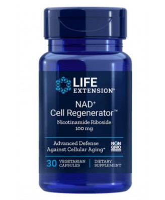 Nad + Cell Regenerator Nicotinamide Riboside 100 Mg - 30 vegetarische Capsules - Life Extension