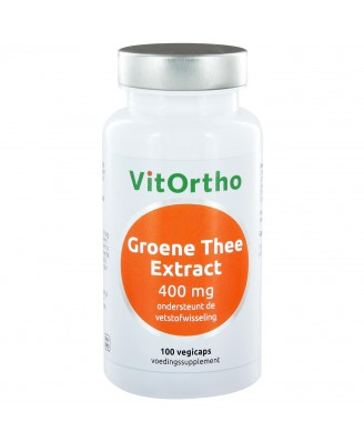 Groene Thee Extract 400 mg (100 vegicaps) - VitOrtho