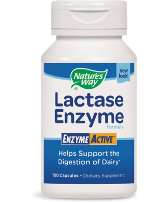 Lactase formule EnzymeActive (100 Capsules) - Nature's Way