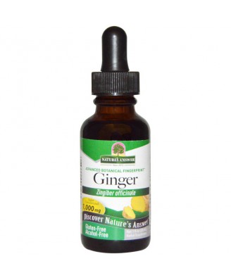 Ginger, Alcohol-Free, 1000 mg (30 ml) - Nature's Answer