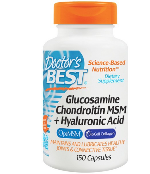 Kan weerstaan Met andere woorden Geduld Koop Glucosamine Chondroitine MSM + hyaluronzuur (150 Capsules) - Doct