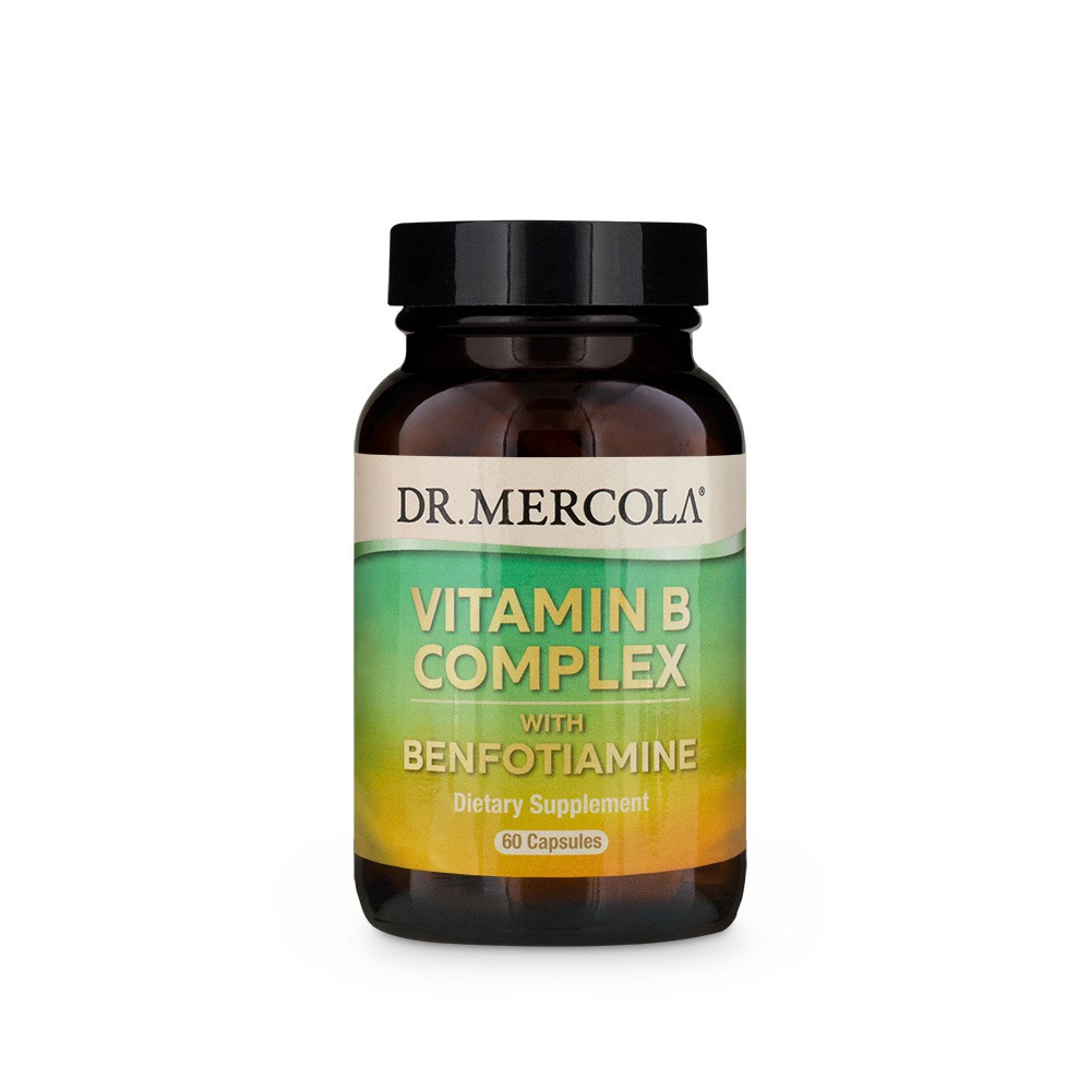 Koop Vitamin B Complex (60 Capsules) Dr. Mercola Vitamin B Complex
