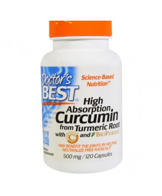 Pure Curcumine C3 Complex, 500 mg (120 Capsules) - Doctor's Best