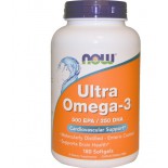 Now Foods, Ultra Omega-3, 500 EPA/250 DHA, 180 Softgels