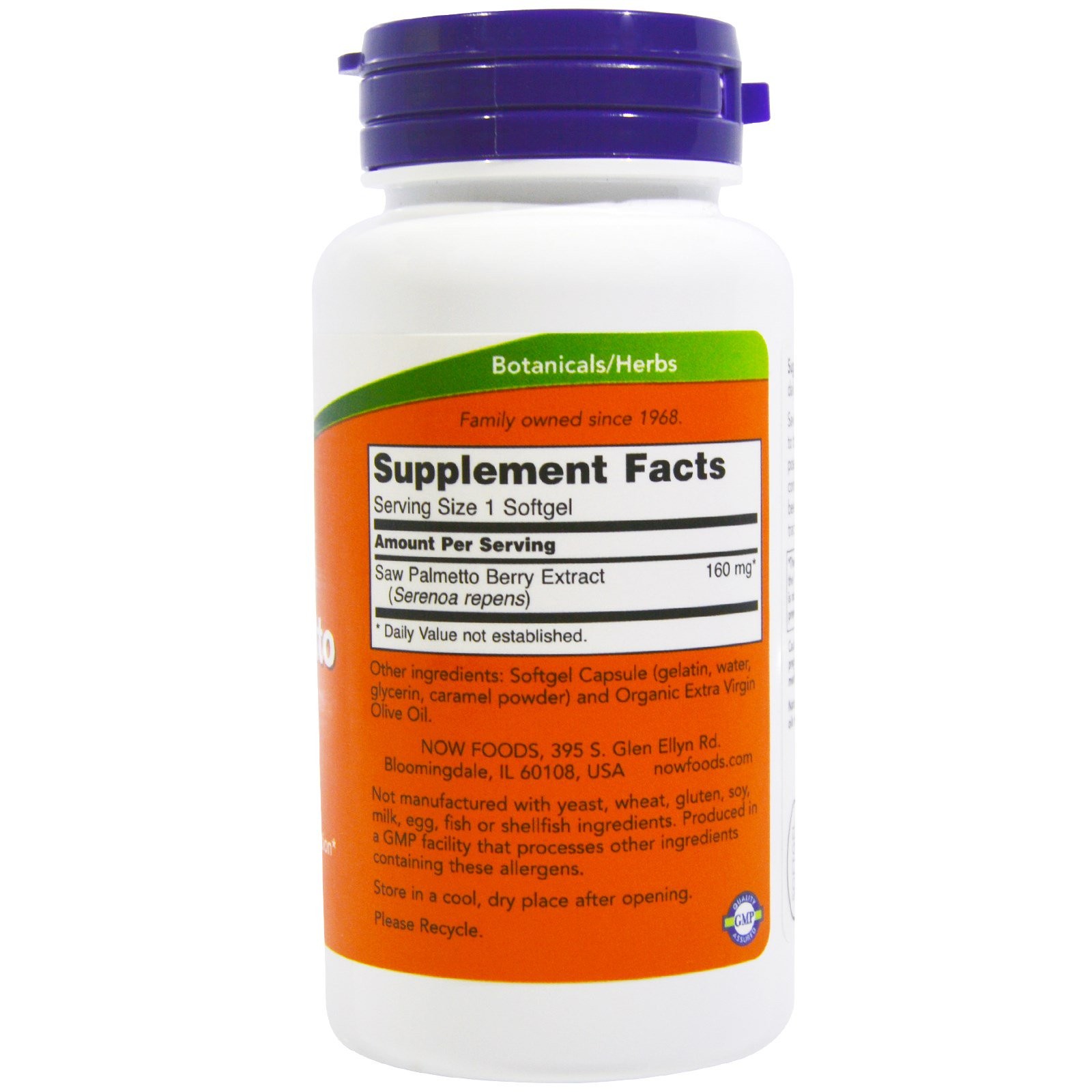 Koop Saw Palmetto Extract 160 mg (120 softgels) - Now Foods