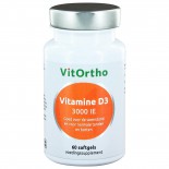 Vitamine D3 3000 IE (60 softgels) - VitOrtho