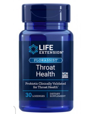 Florassist Throat Health (30 Lozenges ) - Life Extension