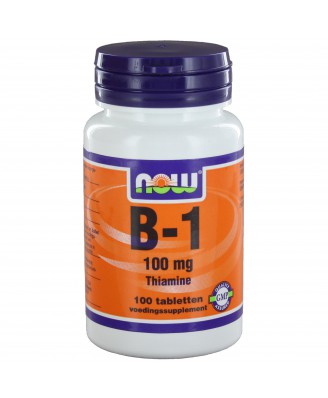 B1 100 mg (100 tabs) - NOW Foods