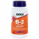 B2 100 mg (100 caps) - NOW Foods