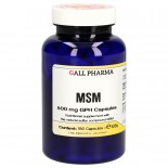 MSM 500 mg GPH Capsules (180 Capsules) - Gall Pharma GmbH