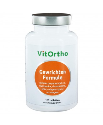 Glucosamine, chondroïtine, MSM en collageen formule (120 tabs) - VitOrtho