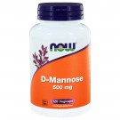 D-Mannose 500 mg (120 vegicaps) - NOW Foods