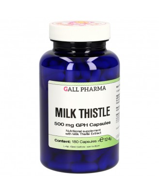 Milk Thistle 500 mg GPH (180 Capsules) - Gall Pharma GmbH