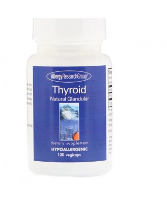 Thyroid Natural Glandular 100 Vegetarian Capsules - Allergy Research Group