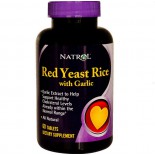Rode gist rijst met knoflook (60 tabletten) - Natrol