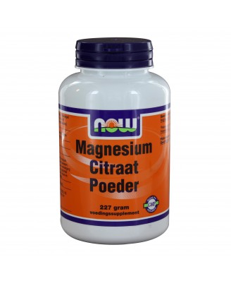 Magnesium Citraat Poeder (227 gram) - NOW Foods