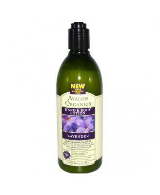Hand- & Lichaamscreme, Lavendel (340 g) - Avalon Organics