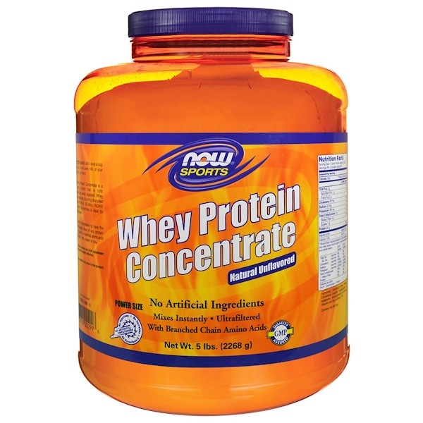 Koop Whey Protein Concentrate Natural Unflavored (2268 gram) Now F