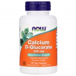 Calcium D-Glucarate 500 mg (90 Vegetarian Capsules) - Now Foods