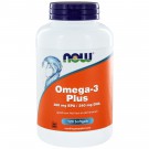 Omega-3 Plus 360 mg EPA 240 mg DHA (120 softgels) - NOW Foods