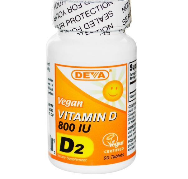 Koop Vegetarische Vitamine D2, (90 Tabletten) Deva - Vitamin